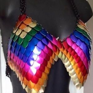 Pride Rainbow Chainmail Top